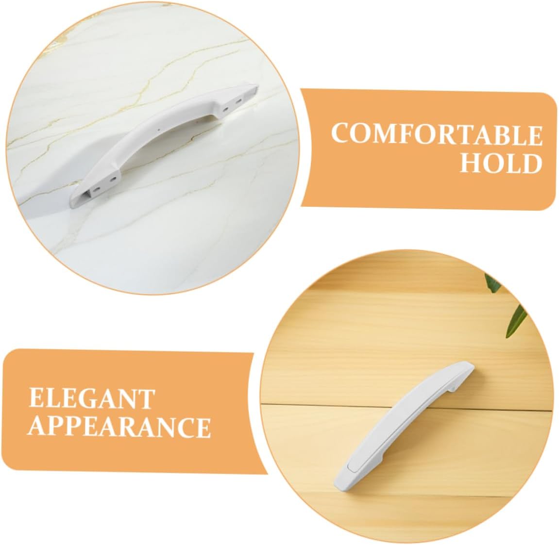 2pcs Fridge Handle Replacement Freezer Door Handle for Commercial Refrigerators Easy Installation