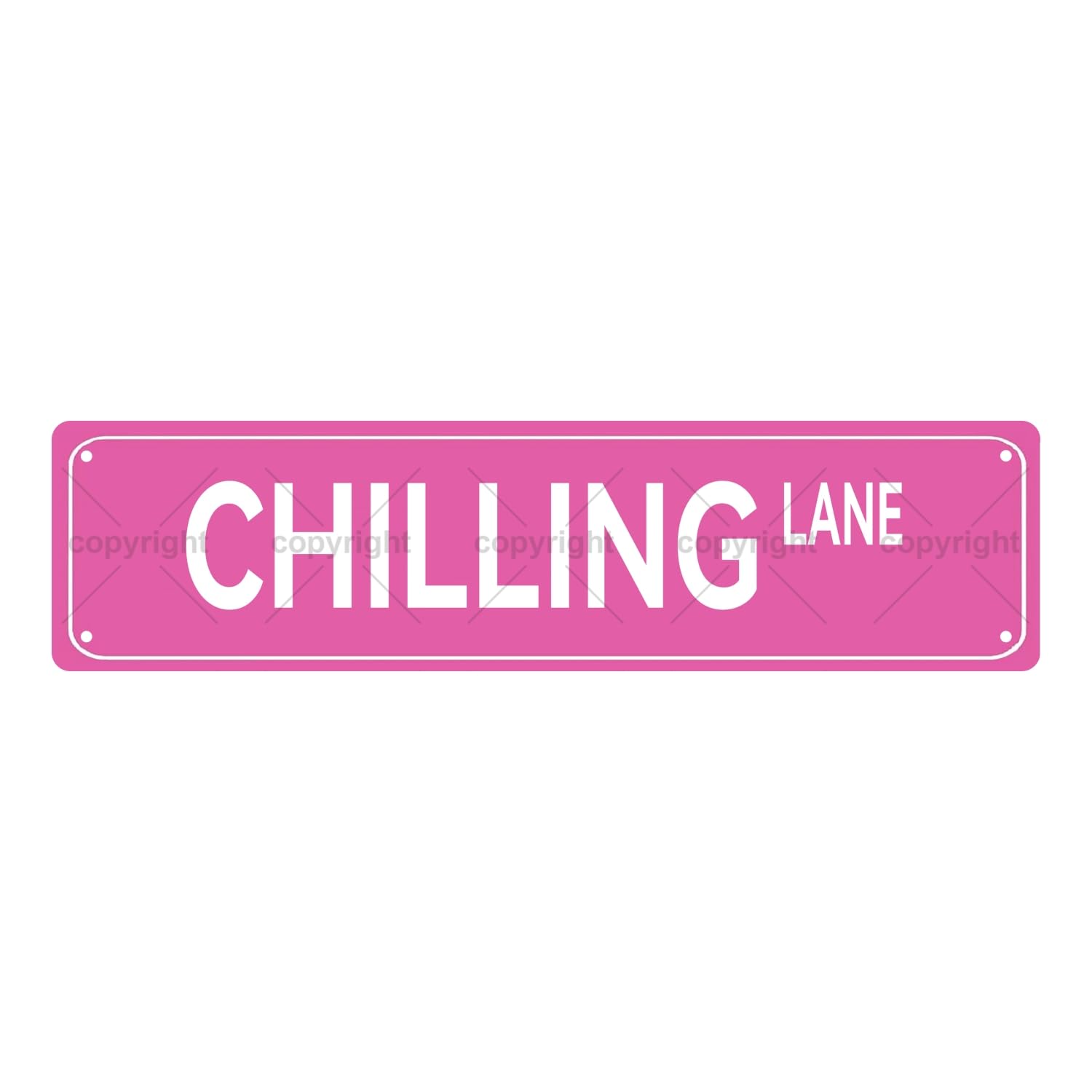 Chilling Lane TIME Metal Tin Street Sign Bar Cafe Garage Cave Home Room Wall Bathroom Farmhouse Garden Porch Patio Decor,4x16 Inch