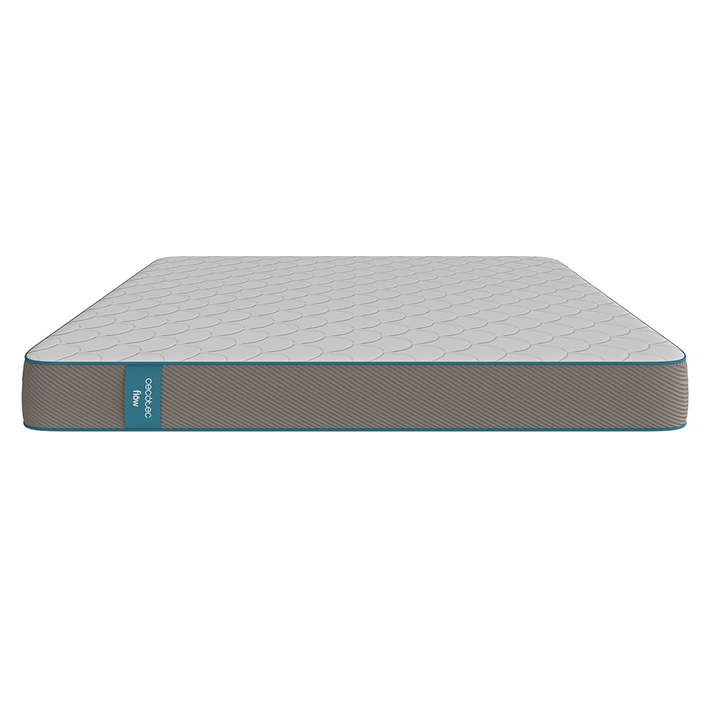 Cecotec Matelas Viscoélastique VisComfort+ Flow PureVital 2990 160x190, Multicouche, Hauteur 23 cm, Fermeté Élevée, Noyau Mousseux FoamVital, Double Face Dual Système pour Hiver et Été