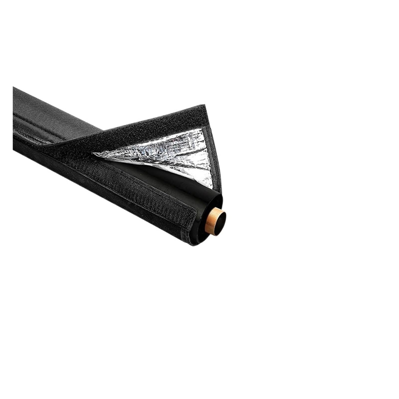 Wozcgsdt Black Portable Ac Hose Insulation Sleeve, Outdoor Ac Duct Insulation Wrap, Weatherproof Protective Cover For Air Conditioner Hoses