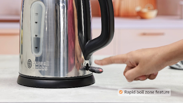 Russell Hobbs Kettle [1.7l, 3000W, Stainless Steel] Distinctions Ocean - View #7
