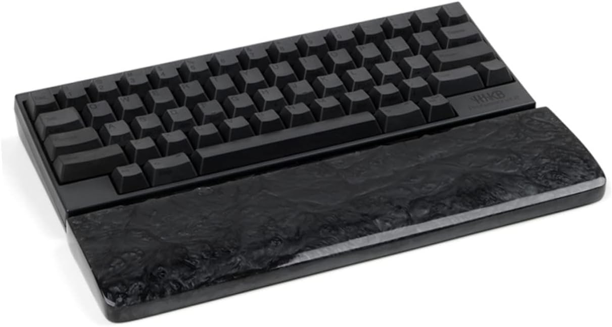 Ergonomic Keyboard Wrist Rest Pad for Gaming and Typing Comfortable Resin Hand Support Cushion Anti-Slip Design for Home and Office Use Elevates Wrists and Reduces Pressure