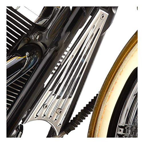 Wowtk Cnc Aluminum Frame Grill Cover Fits For Harley Davidson Road King Flhr Road Glide Fltrx Street Glide Flhx Electra Glide Flht 2014-2016,Chrome #TOP1