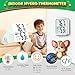 Antonki 2 Pack Room Thermometer for Home, Hygrometer Indoor Humidity Meter Gauge, Digital Temperature and Humidity Sensor Monitor for House, Terrarium, Incubator, Greenhouse - Battery Included