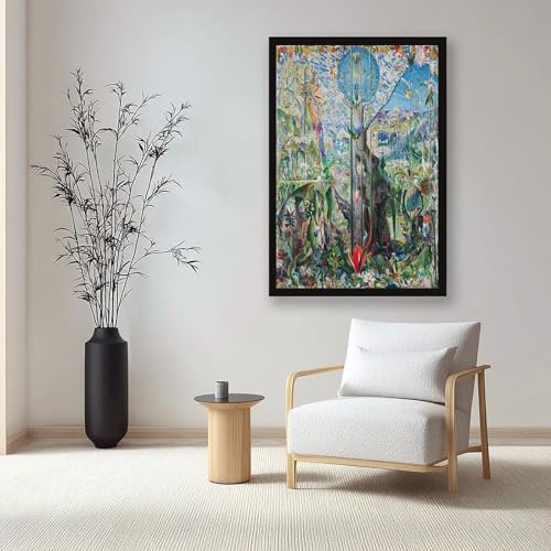 Impression sur toile Arbre de ma vie Joseph Stella cadre inclus - 7