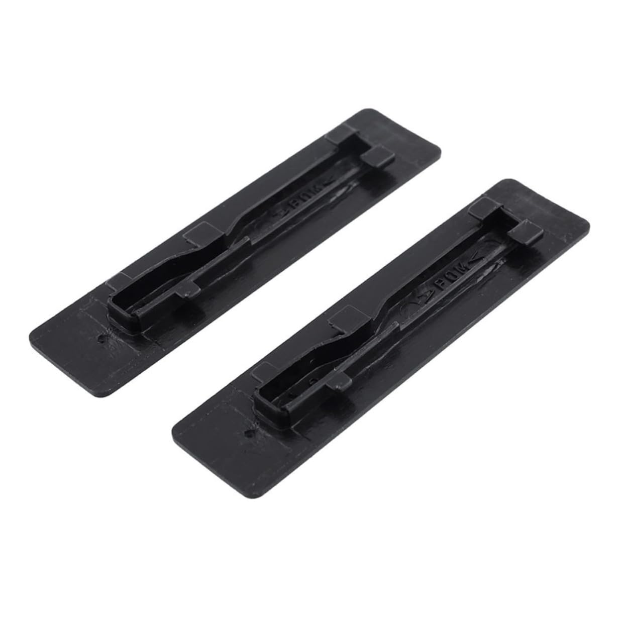 MUCKLILY 2pcs Replacement Roof Rack Clip Cover for Moulding Accessory Design for Against Dirt and Debris
