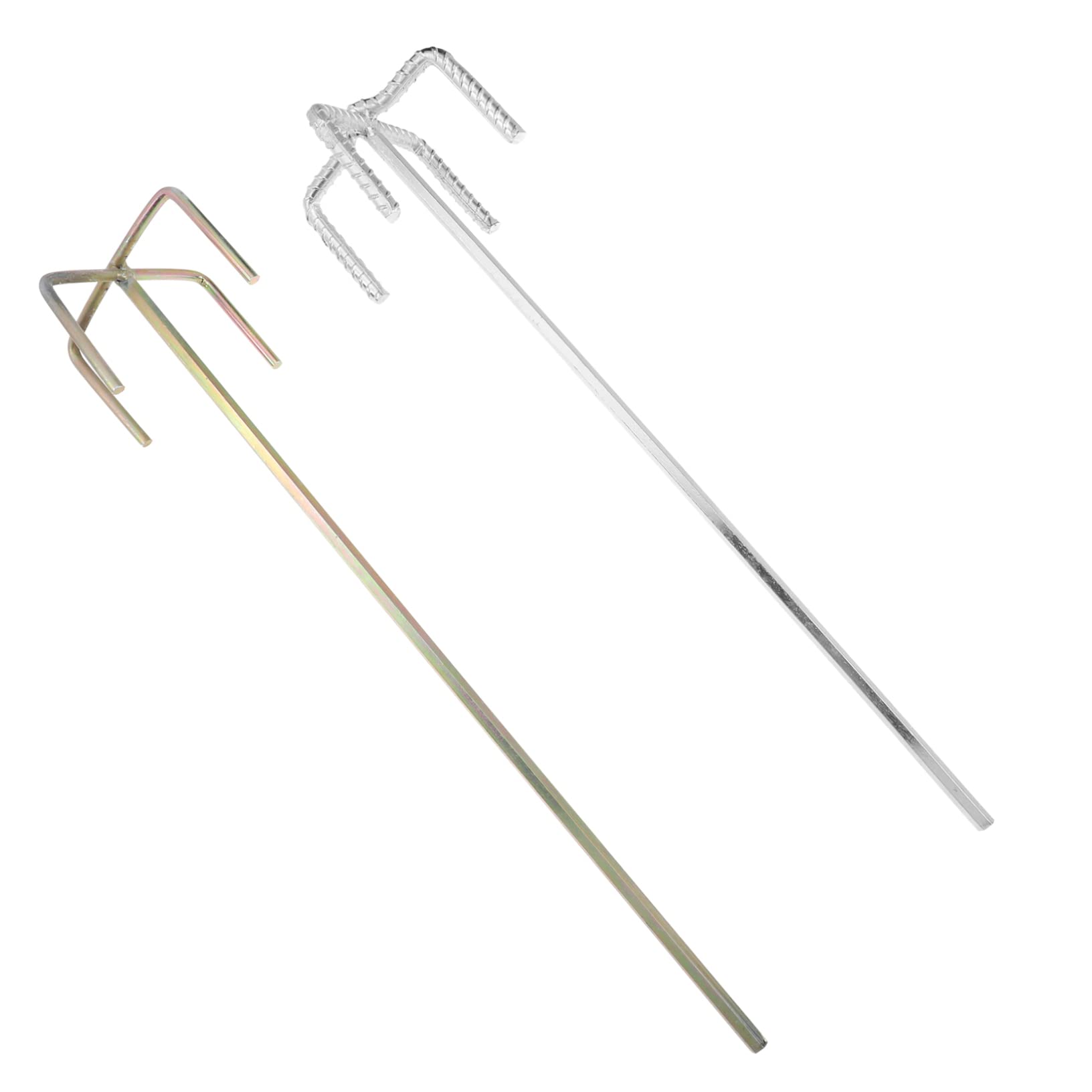 SHINEOFI Varilla Mezcladora de Mortero de Acero al Carbono Resistente y Reciclable para Taladro Eléctrico, 2 Piezas para Construcción y Uso Doméstico