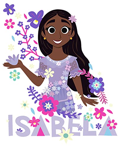 Disney Pixar Pixar Encanto Isabela Floral Portrait Girls Standard T-Shirt2
