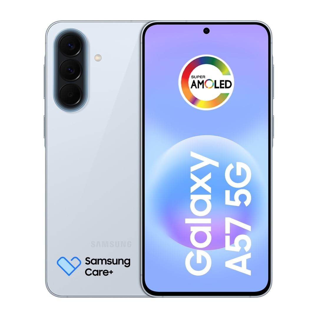 Samsung Galaxy A57 5G（128GB) sim free Celular Samsung Galaxy A57 5G 128GB, 8GB RAM, Recursos AI (Azul