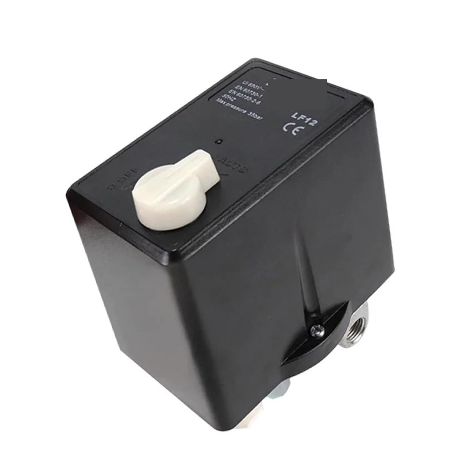 Ciśnieniomierz, Przełącznik ciśnieniowy 380 V 90-120 Psi ręczne pokrętło włączania/wyłączania sterownik sprężarki powietrza z przekaźnikiem zabezpieczenia termicznego LF12(8-10KG MAX-10A)