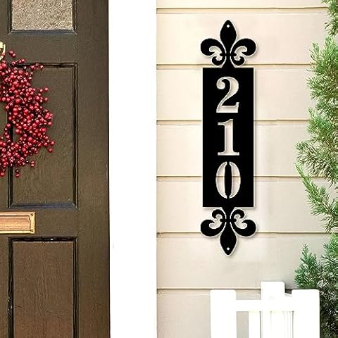 Custom Metal Address Sign for Home Decor Cover