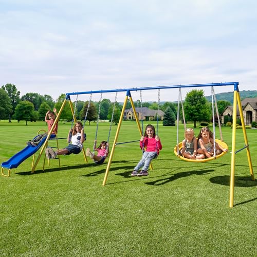 Sportspower Triple Swing & Saucer Backyard...