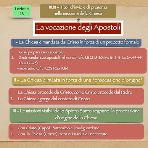 DM-18 La vocazione degli Apostoli