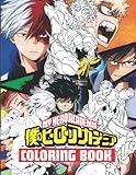 My Héro Acádemia Coloring Book for Kids and Adults: Amazing Coloring Book for All Fans With 70...