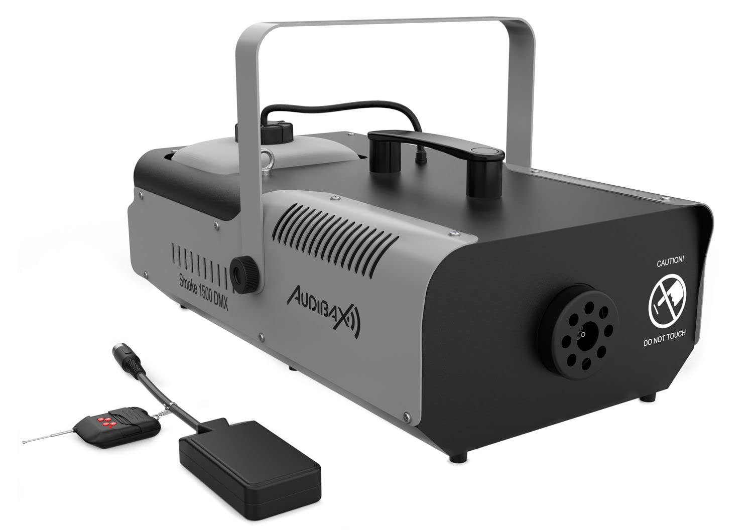 Audibax Smoke 1500 DMX 1500 DMX dymny profesjonalny dysk dymny + bezprzewodowy pilot