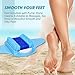 BESKAR Shower Foot Scrubber Mat with Pumice Stone, Cleans, Exfoliates & Smooths Your Foot Without Bending in The Shower or Bathtub, Foot Dead Skin & Callus Remover, Upgraded Non-Slip Suction Cups