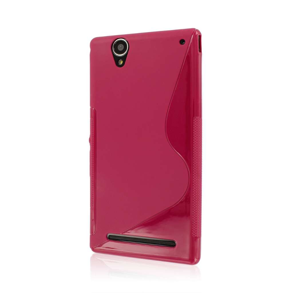 MPERO FLEX S Series Protective Case for Sony Xperia T2 Ultra D5303 - Hot Pink