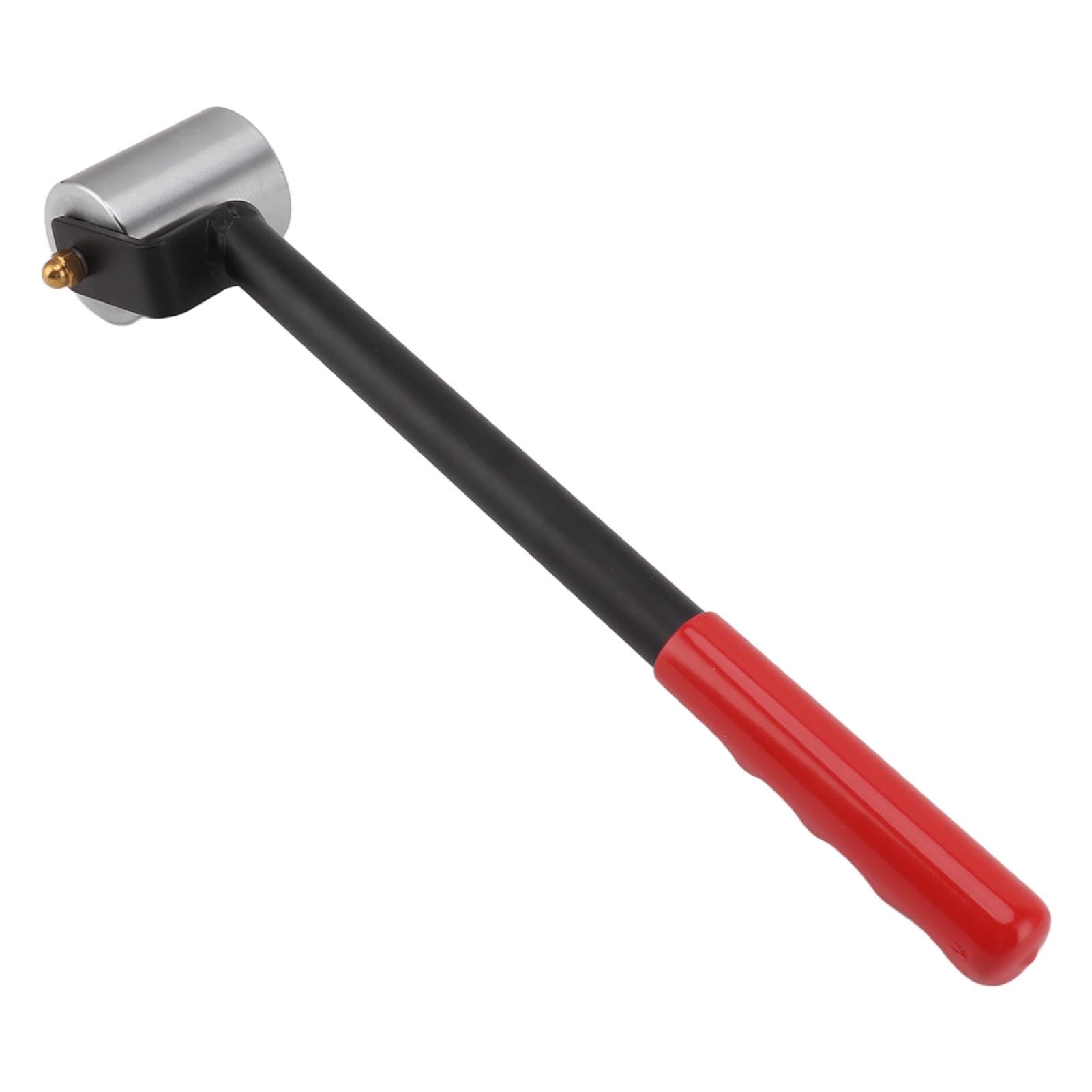 Rodillo de Costura para Papel Tapiz, Rodillo de presión Manual, Eje de Hierro de 6cm con Estructura metálica Recta y Funda de Goma, Mango Largo para el Sellado de Esquina