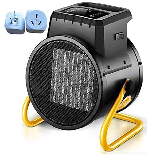 HYRGLIZI Calentador de Patio Exterior, secador de Escritorio, Ajuste de Varias velocidades, con Pantalla LED y Dispositivo de Control de Temperatura Calentador de Patio eléctrico Se Pueden Utilizar t