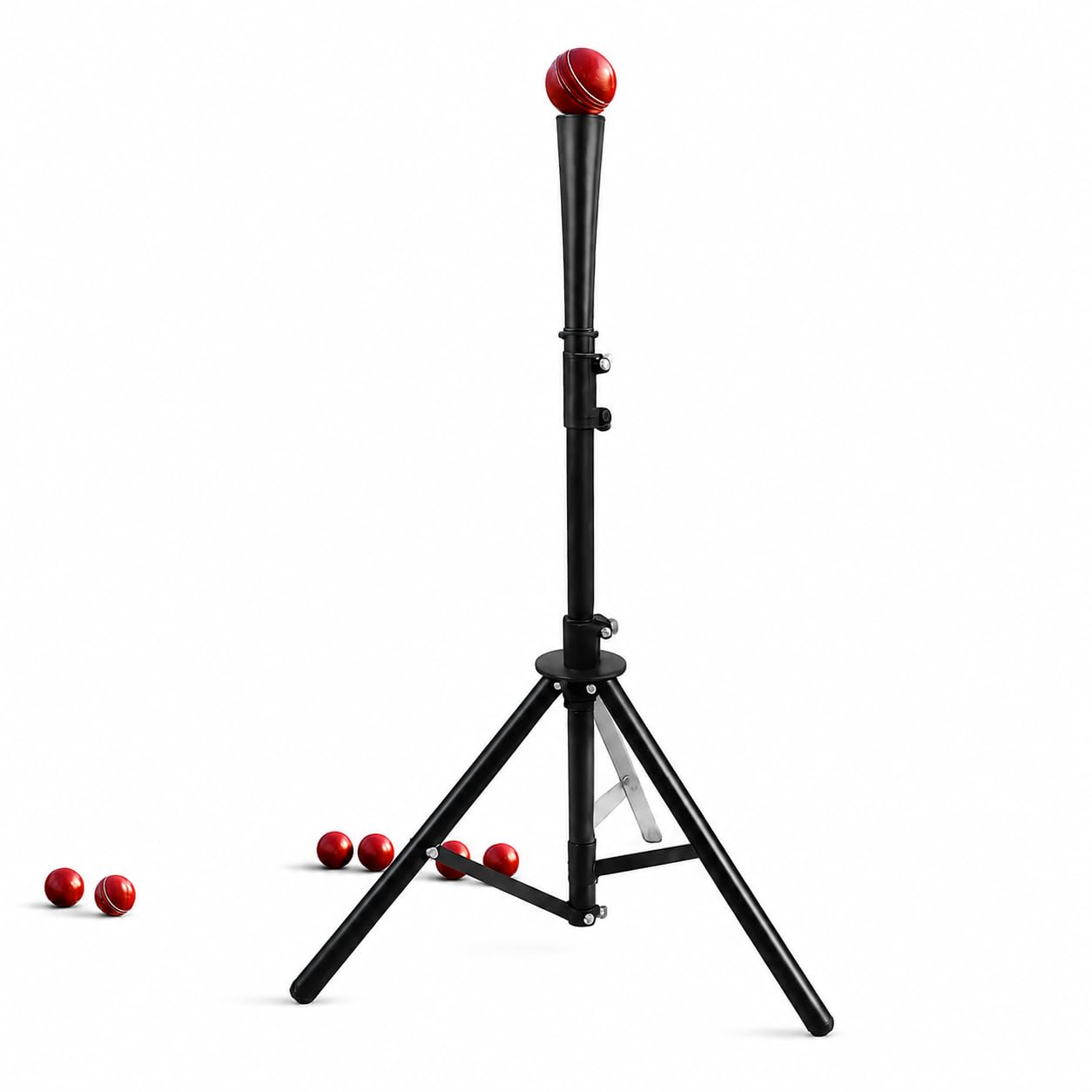 Portable Cricket Batting Tee with Foldable Tripod Steel Frame | Adjustable Height, Stable Tripod Base, Lightweight Design, For All Skill Levels, Indoor & Outdoor Use-image-17