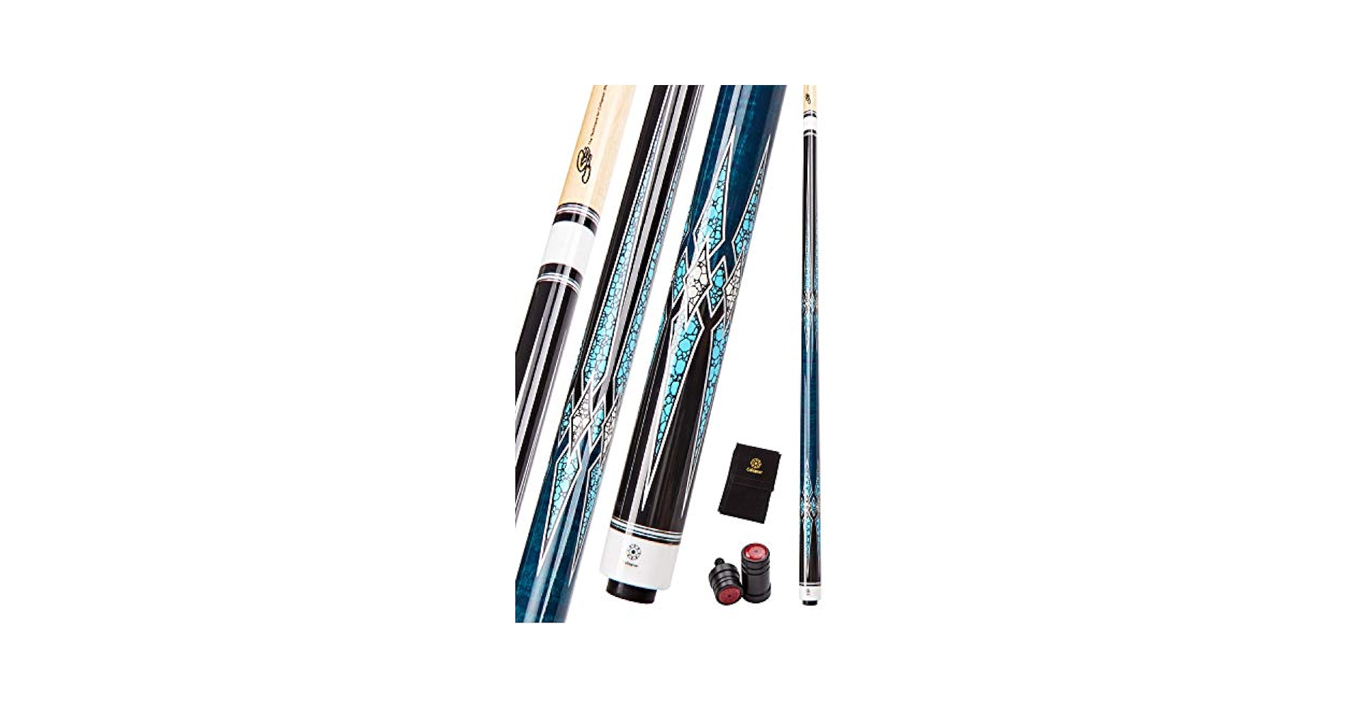 Amazon.com : Collapsar CXT010 Pool Cue with Soft Case,Black