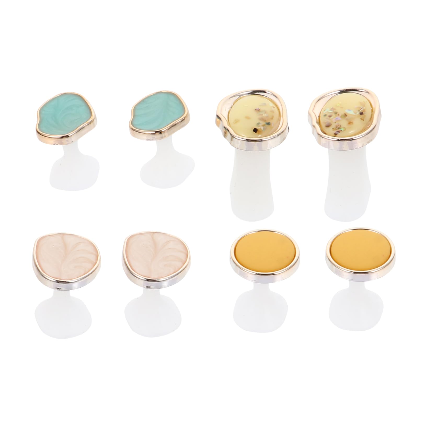 GALPADA 8Pcs Silicone Toe Separator for Manicure Stylish Nail Art Divider Toe Spreader for Comfortable and Practical Nail Care Tools