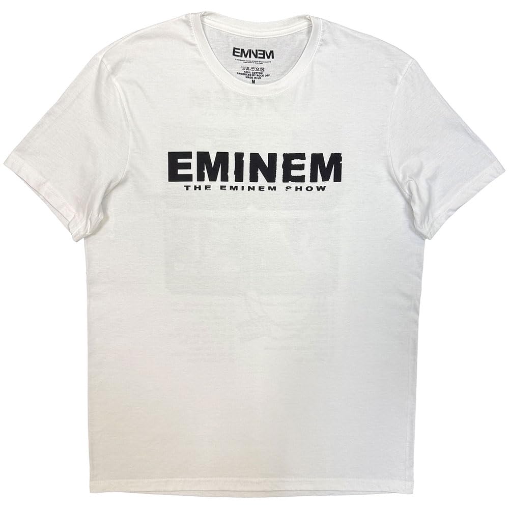 Rock Off officially licensed products Eminem The Eminem Show T Shirt M White