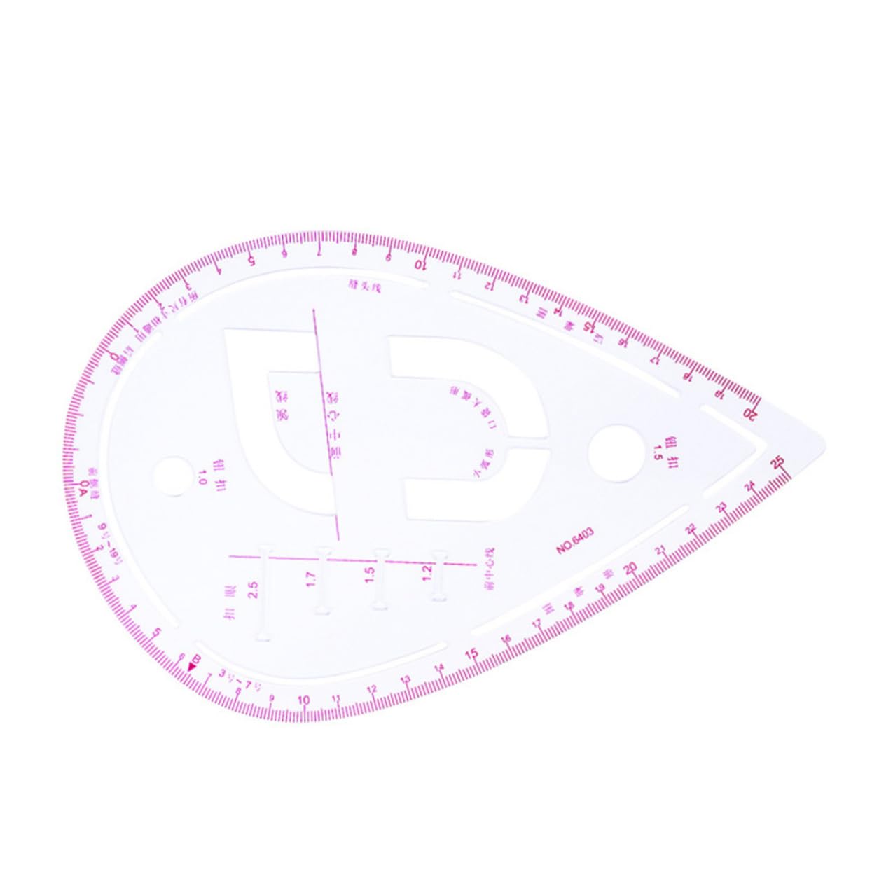 LIFKOME Reglas de para Confección con Curvas para Manga Bolsillo y Cuello Precisión Alta Flexibles y Duraderas Herramientas para Diseño y Corte de Ropa