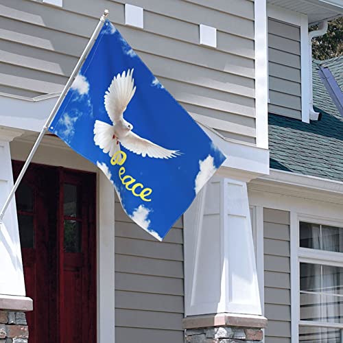 No Applicable QIZI-226A53 Peace Flag Peace Dove Flag 3X5 Feet Banner Flag thumb #6