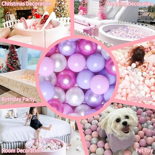 image for GOGOSO Ball Pits Balls Toddlers 50 100 200 500 Plastics Shape Ball Non