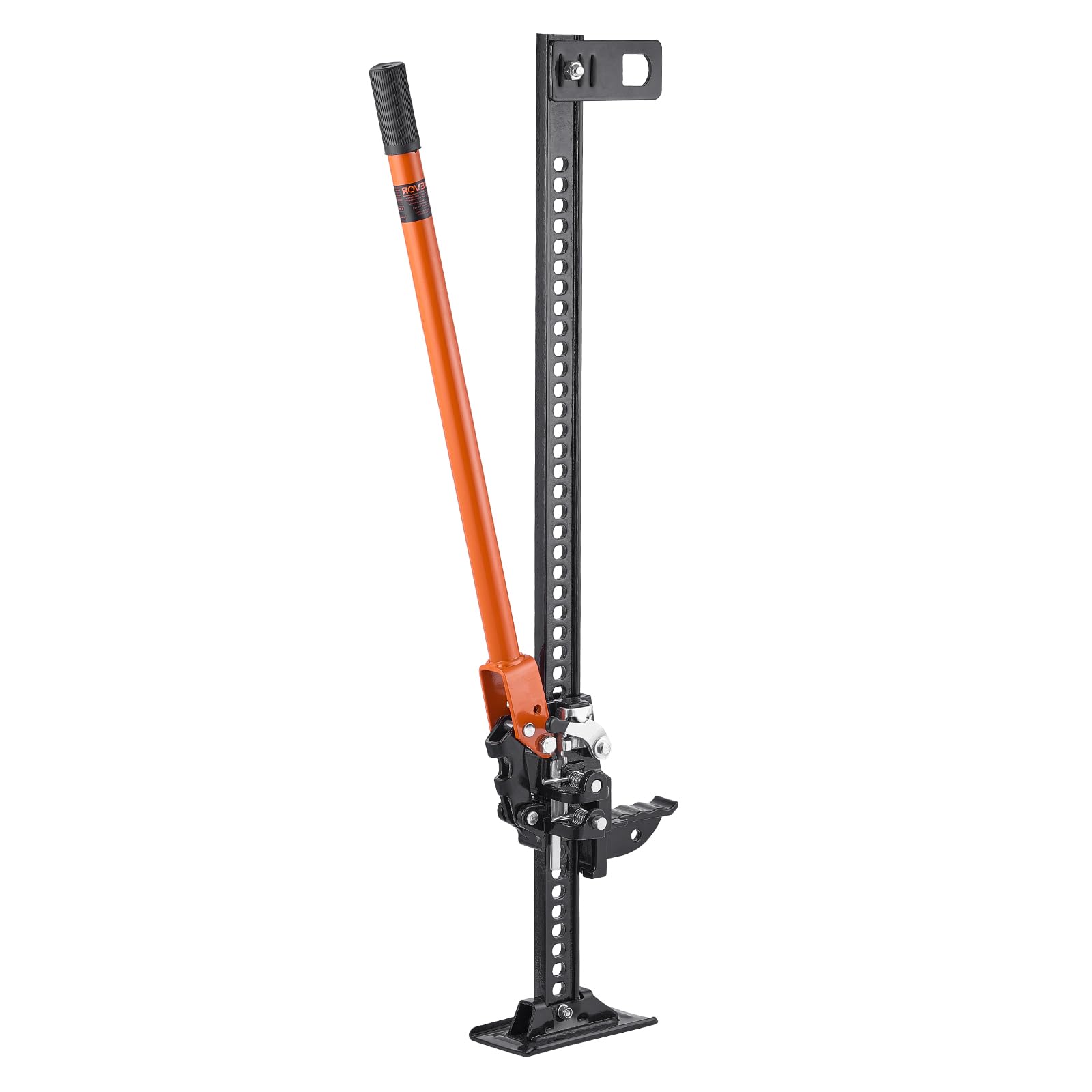 VEVOR Gato Agrícola 107,5 cm con Elevación Alta y Trinquete Carga Máxima de 3,18 T para Uso Todoterreno de Alta Resistencia con Rango de Elevación de 130,1 a 929,6 mm para Tractor, Camión, SUV