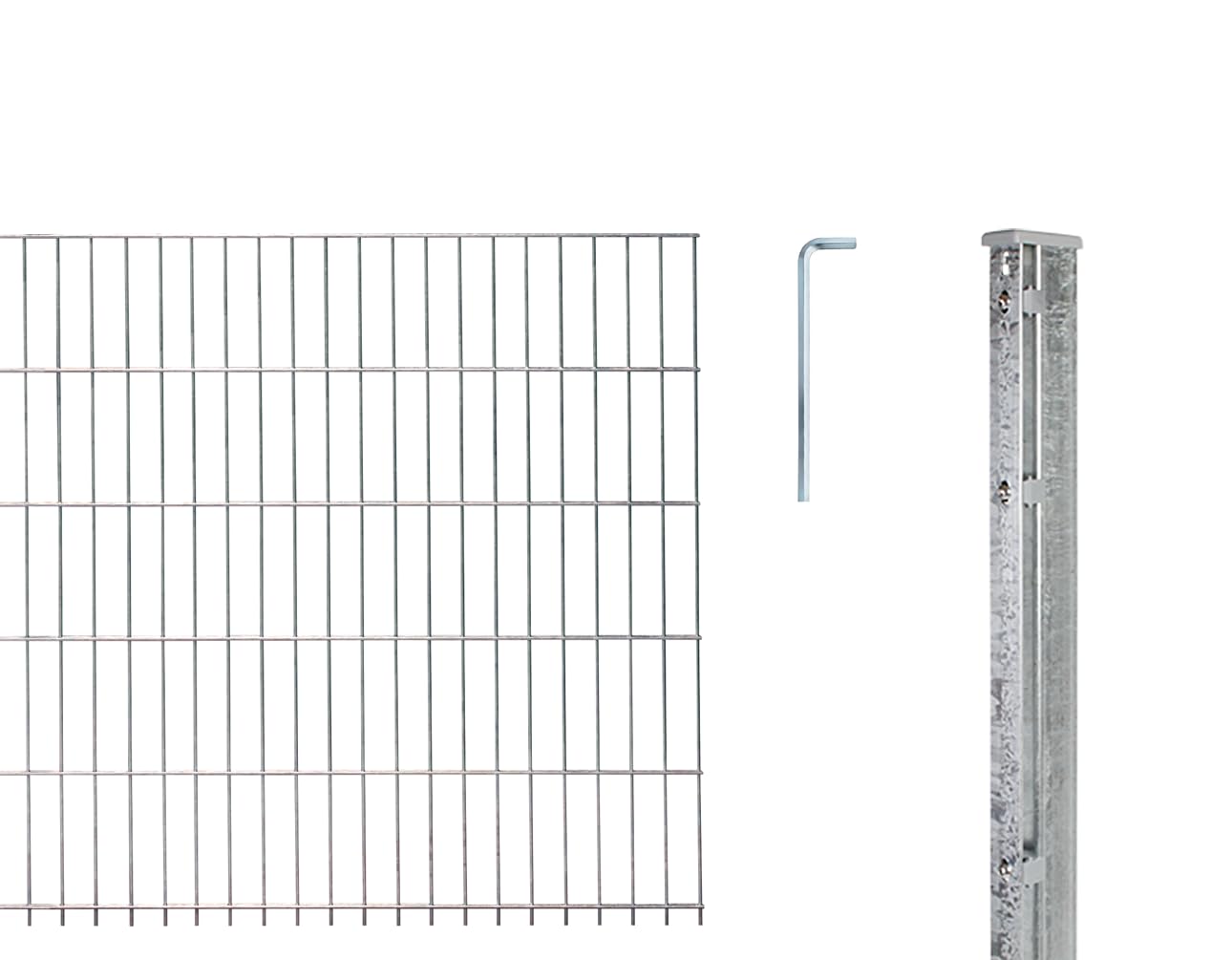 Alberts 644208 maty siatkowe z podwójnym prętem typu 6/5/6, 2500 mm, ocynkowane ogniowo