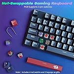 Redragon Mechanical Gaming Keyboard Wired, 11 Programmable Backlit Modes, Hot-Swappable Red Switch, Anti-Ghosting, Double-Shot PBT Keycaps, Light Up Keyboard for PC Mac - Image 5