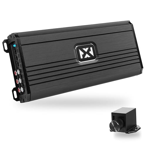 Miniatura 10 de NVX NDA101 1000W MAX Power (500W) RMS Serie N Clase D 1-Ohm estable monobloque amplificador de subwoofer con perilla remota de graves incluida