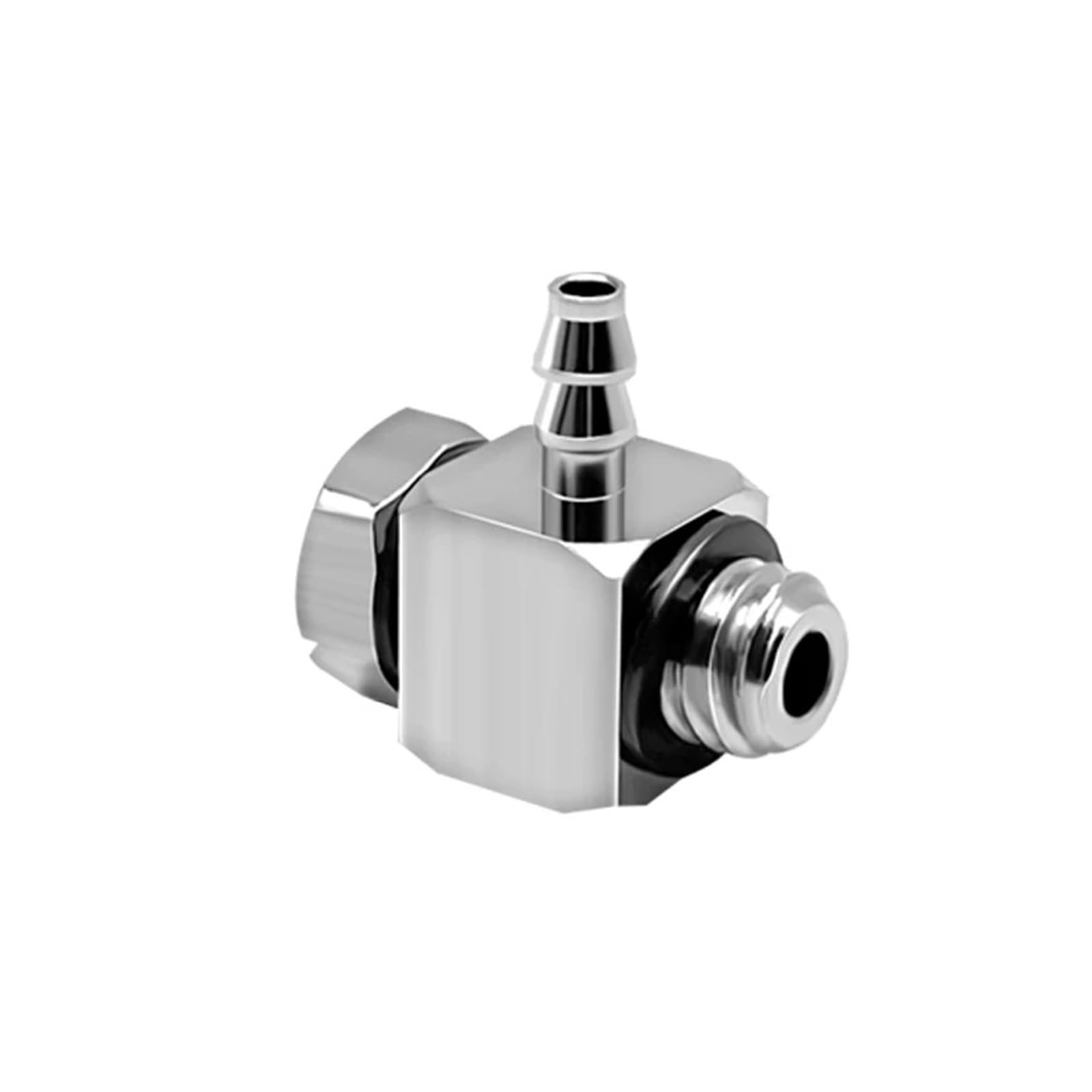 10-teiliges Set Mini-Schildverbinder M3, M4, M5, M6, 3 mm, 4 mm, 6 mm, vernickeltes Messing(Hose OD 4mm-M4)
