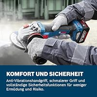 Bosch Professional 18V System Akku-Winkelschleifer GWS 18V-11 S inkl. L-BOXX (ohne Akku/Ladegerät) – Ansicht 5
