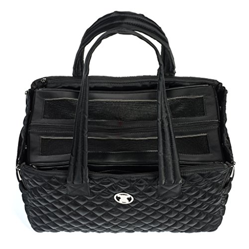 Bolso de transporte para perros pequeños con base intercambiable acolchada 3