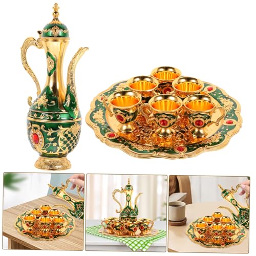 Set théière vintage avec pichet de service pour éviter l'amertume du thé infusé - 6