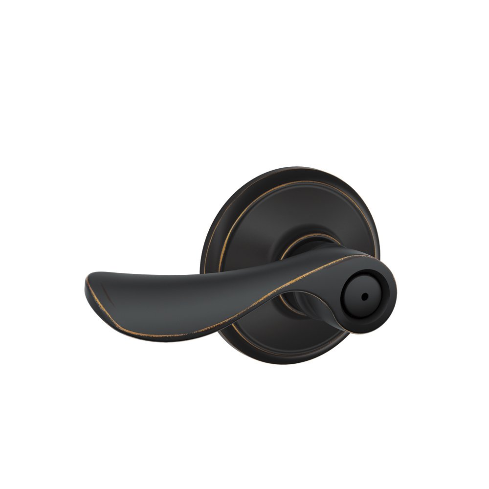 Schlage F40 CHP 716 16-080 10-027 Şampanya Yatak ve Banyo Kolu, Eskitilmiş Bronz