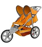 Pacific Cycle Spann Blitz Feste Rad doppelte Jogger, Orange/Grau