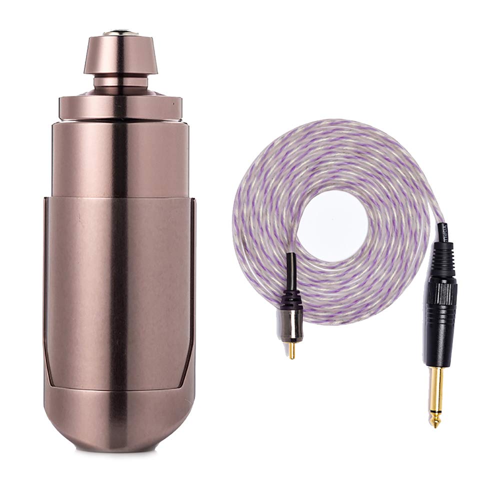 Ambition Rotary Tattoo Pen Machine - CNC Carved Aluminum Alloy Tattoo Machine Supply with RCA Connec