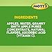 Mott's No Sugar Added Granny Smith Applesauce, 3.9 oz cups, 6 count