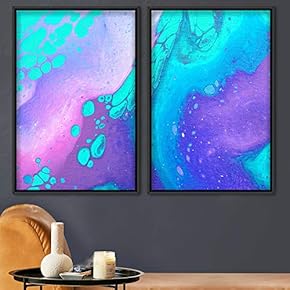 signwin 2 Piece Framed Canvas Wall Art Organic...