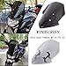 Price comparison product image Lorababer Motorcycle Motorbike Sport MT07 FZ07 Windshield Windscreen Shield Screen with Mounting Bracket Protector Deflecr for 2018-2019 Yamaha MT FZ 07 MT-07 18 19 (Smoke)