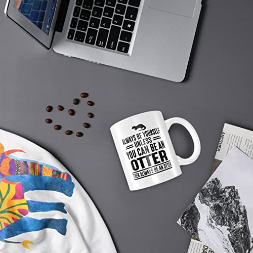 Always Be Yourself Unless You Can Be an Nutria, Taza de nutria, regalo de nutria, taza de café, taza de té - Imagen 7