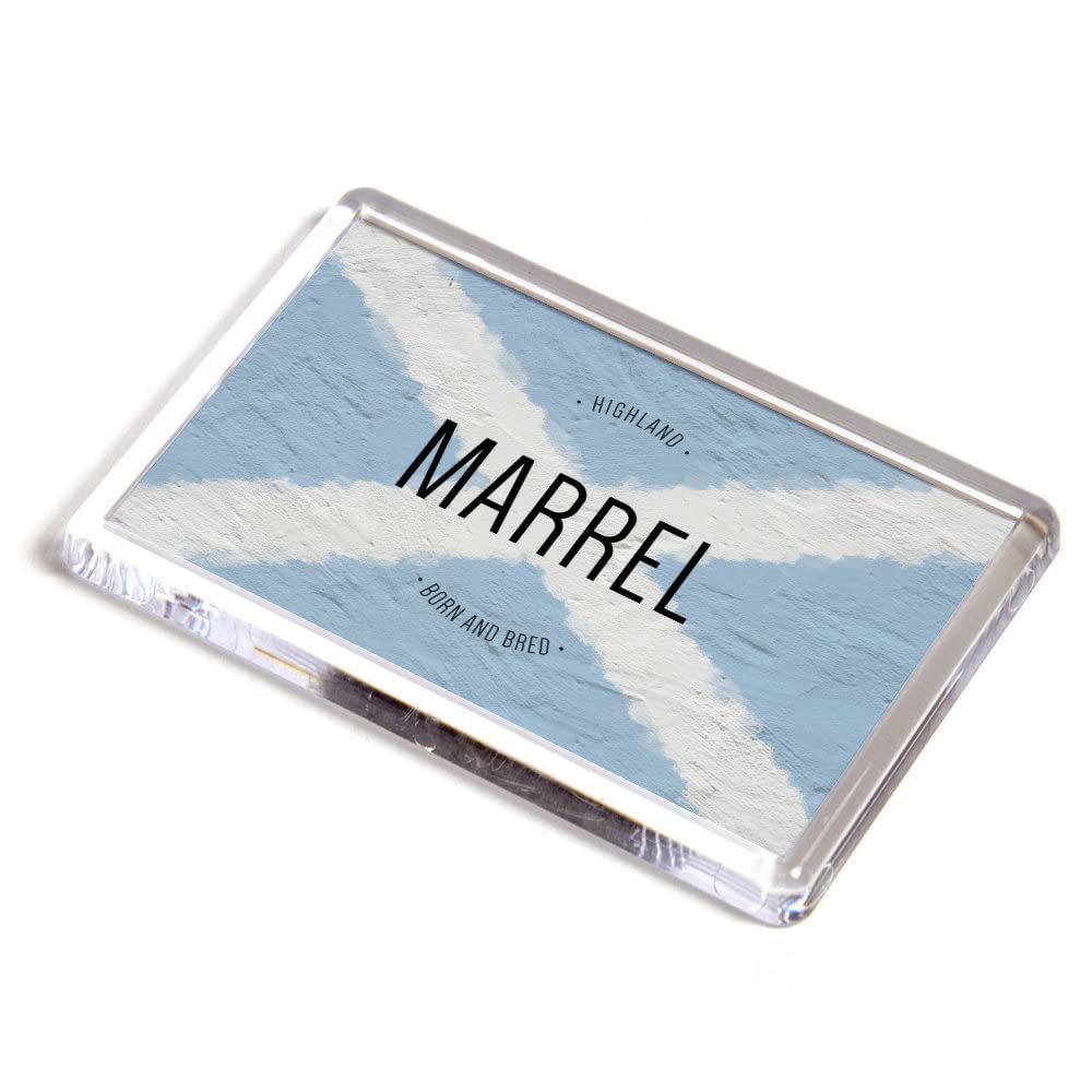 GenericFRIDGE MAGNET - Marrel, Highland - Born and Bred