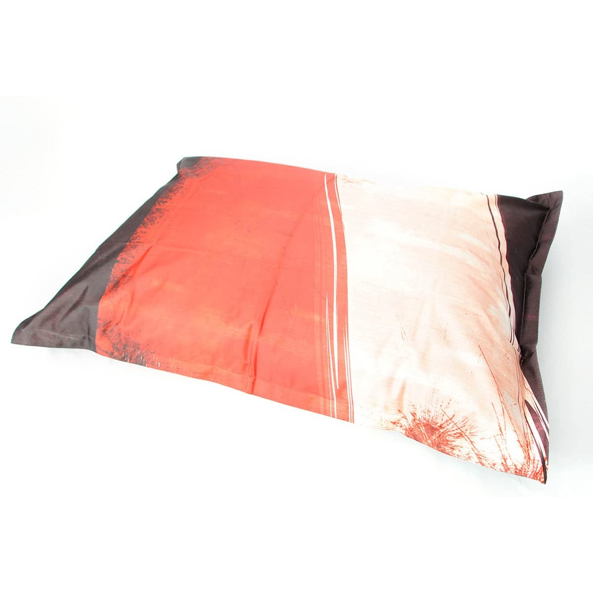 LIVEDECO - Pouf Géant XL Imprimé, Déhoussable, Intérieur, Salon, Chambre, Vintage Drapeau Français