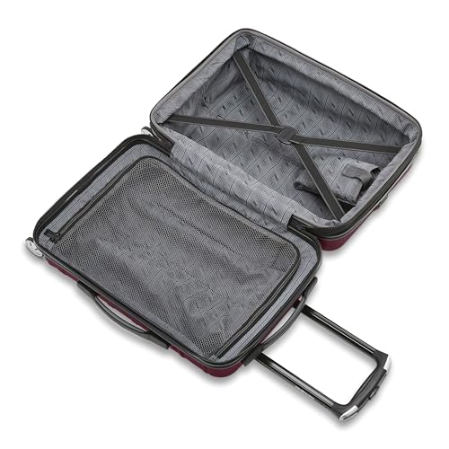 Image of Samsonite Omni 2 Hardside Expandable Luggage with Spinner Wheels, 3-Piece Set (19 /24 /28), Natural Merlot