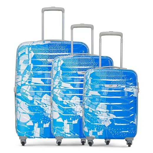 Skybags Trooper Polycarbonate Hardsided Luggage Set of 3 Small,Medium & Large
