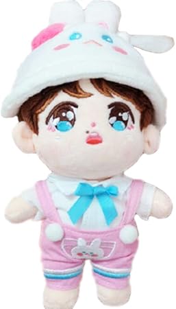 Amazon Vogueming 20cm 8インチ Kpop Exo Beakhyun ぬいぐるみ 人形 おもちゃ 服付き 限定ハンドメイド ぬいぐるみ おもちゃ